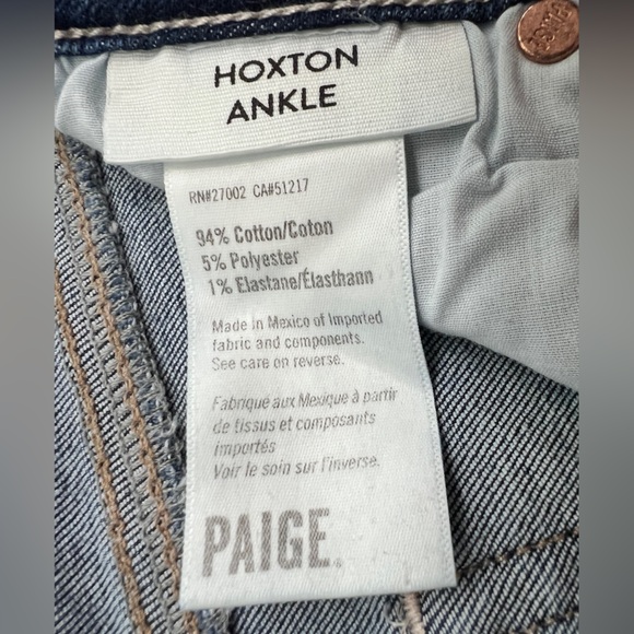 Paige Hoxton Ankle Roadhouse Jeans Wonens size 28 - Picture 9 of 10